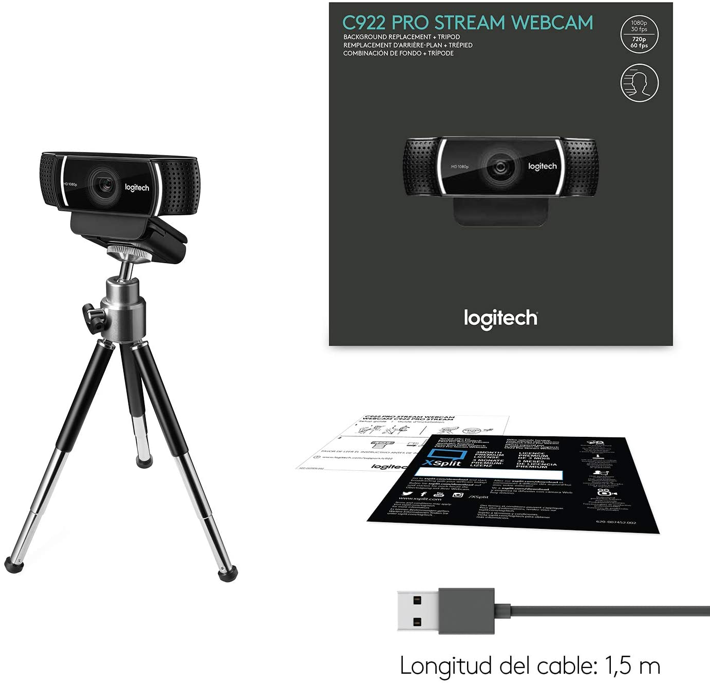 Camara Logitech C922 Pro Stream